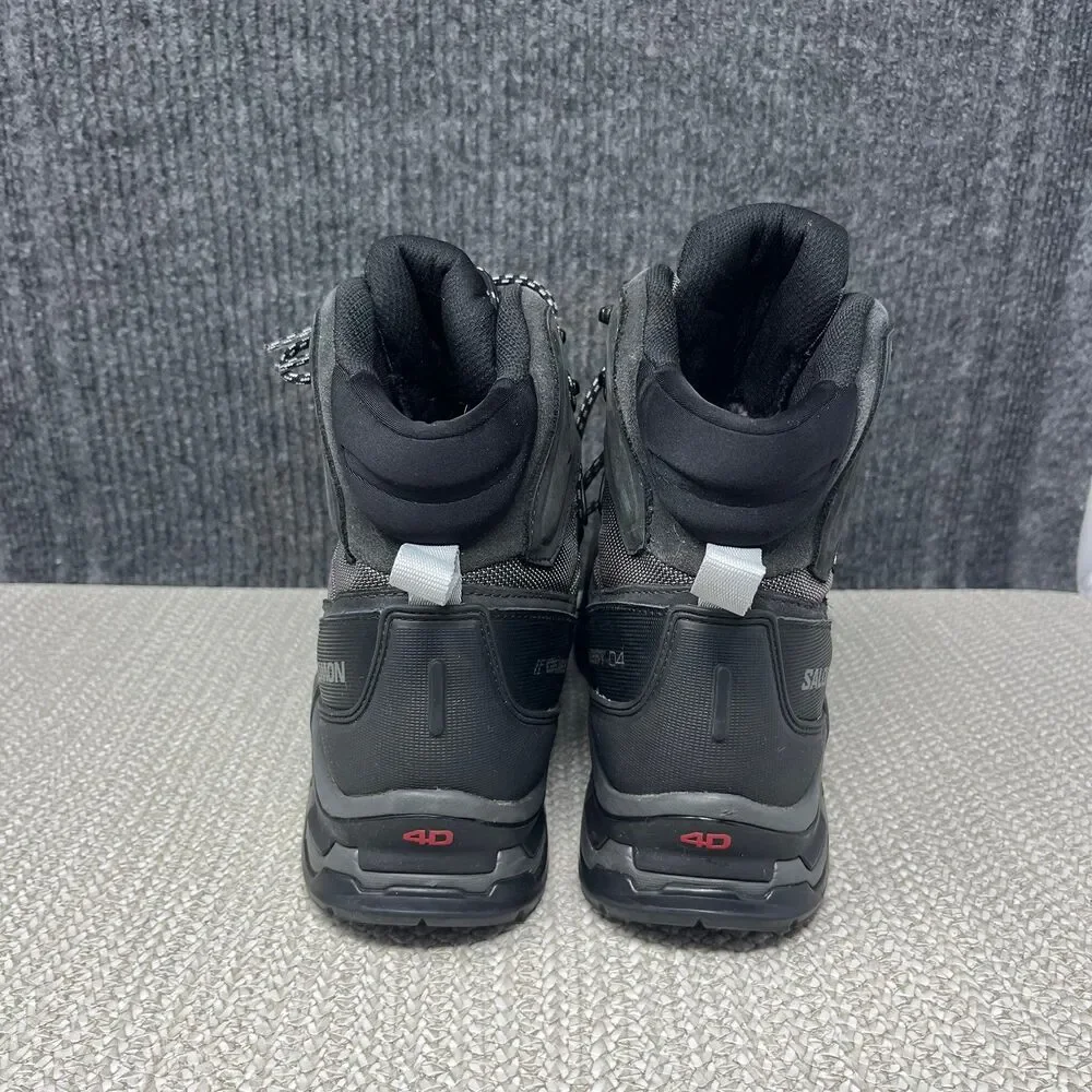 Salomon Quest 4 GTX Gore-Tex Hiking Trail Boots Waterproof Black Mens Size 9